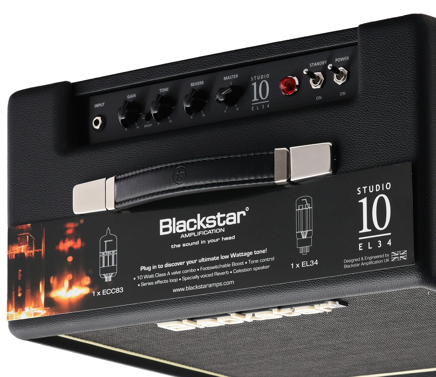 Image 3 of Blackstar Amplification Studio 10 EL34 Combo Amp - SKU# STUDIO10-EL34 : Product Type Amps & Amp Accessories : Elderly Instruments