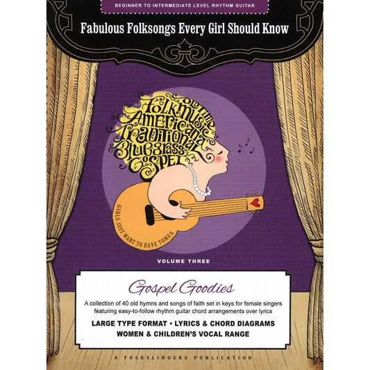 Image 1 of Fabulous Folksongs Every Girl Should Know - Volume Three: Gospel Goodies - SKU# 459-3 : Product Type Media : Elderly Instruments
