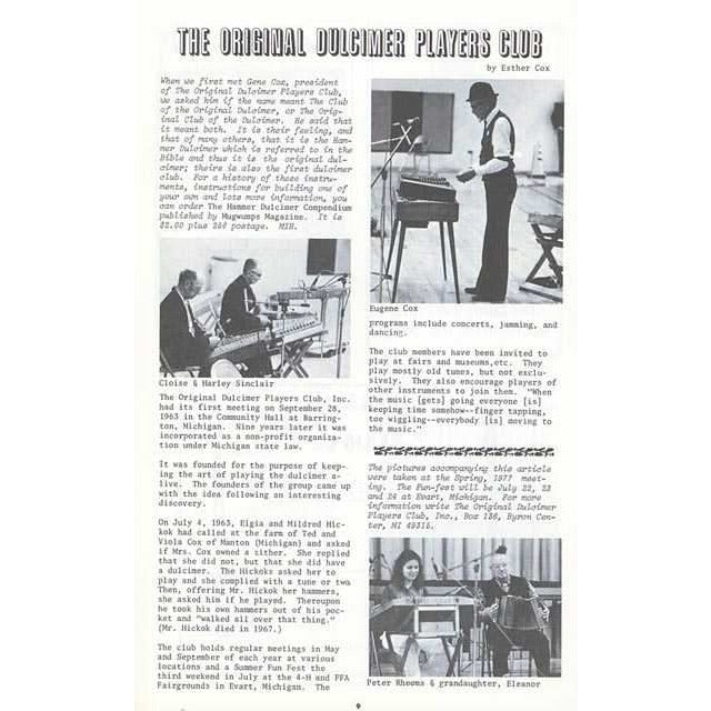 Image 2 of Mugwumps Magazine Vol. 5 No. 5 (Summer 1977) - SKU# 464-14 : Product Type Media : Elderly Instruments