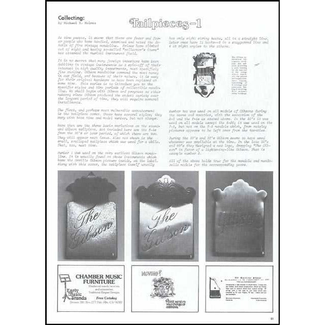 Image 2 of Mandolin Notebook V2, #1, 1979 - SKU# 464-37 : Product Type Media : Elderly Instruments