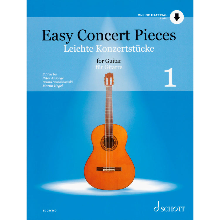 Front Cover of Easy Concert Pieces for Guitar Volume 1