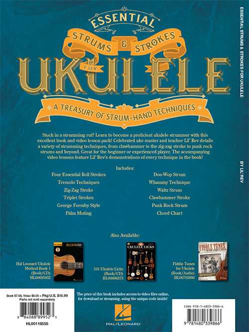Image 6 of Essential Strums & Strokes for Ukulele - SKU# 49-118555 : Product Type Media : Elderly Instruments