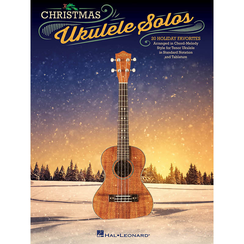 Image 1 of Christmas Ukulele Solos - 20 Holiday Favorites Arranged in Chord-Melody Style for Tenor Ukulele - SKU# 49-119912 : Product Type Media : Elderly Instruments