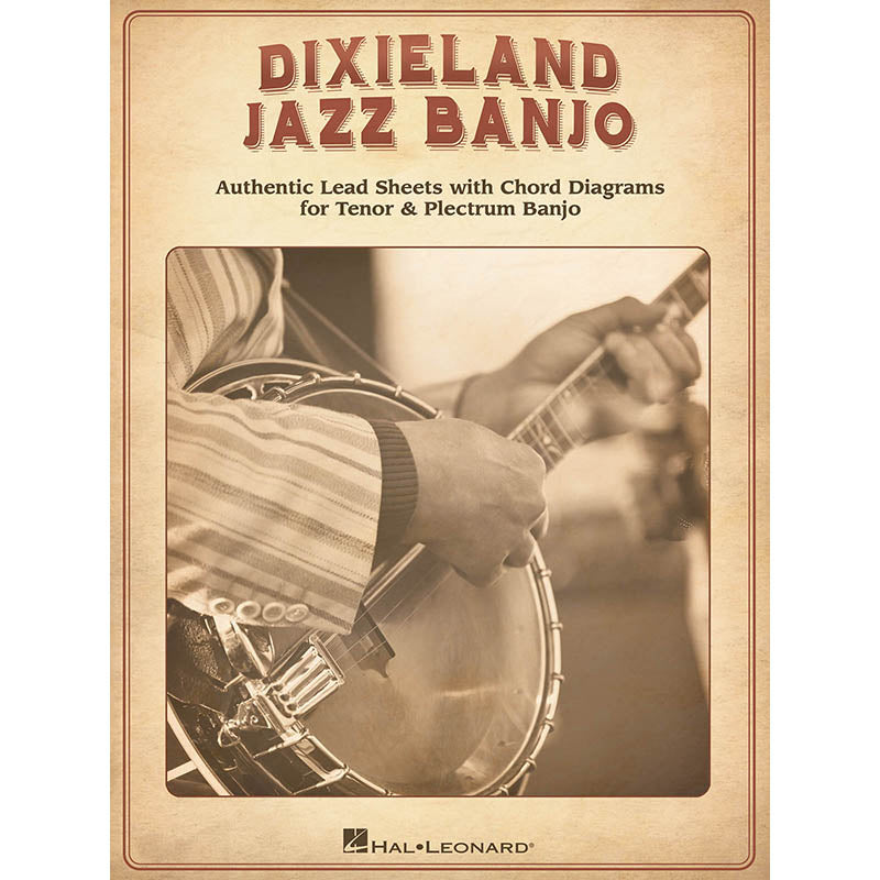 Image 1 of Dixieland Jazz Banjo - Authentic Lead Sheets with Chord Diagrams for Tenor & Plectrum Banjo - SKU# 49-123217 : Product Type Media : Elderly Instruments