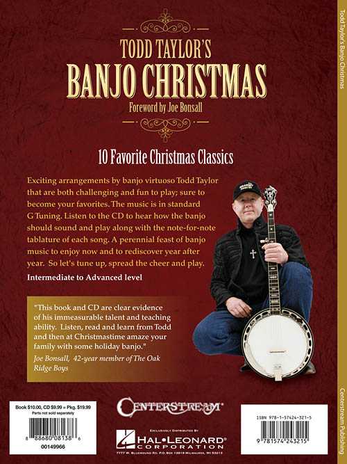 Image 6 of Todd Taylor's Banjo Christmas - SKU# 49-149966 : Product Type Media : Elderly Instruments
