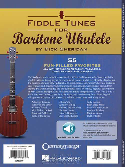Image 6 of Fiddle Tunes for Baritone Ukulele - SKU# 49-153260 : Product Type Media : Elderly Instruments