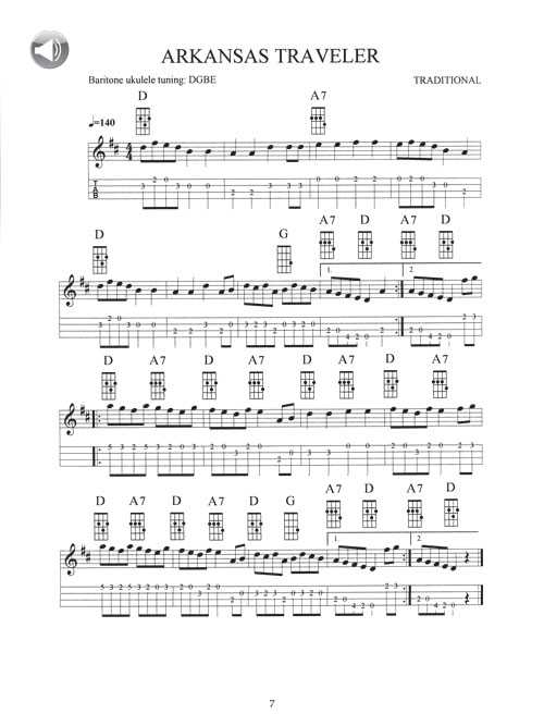 Image 3 of Fiddle Tunes for Baritone Ukulele - SKU# 49-153260 : Product Type Media : Elderly Instruments