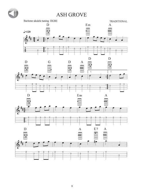 Image 4 of Fiddle Tunes for Baritone Ukulele - SKU# 49-153260 : Product Type Media : Elderly Instruments