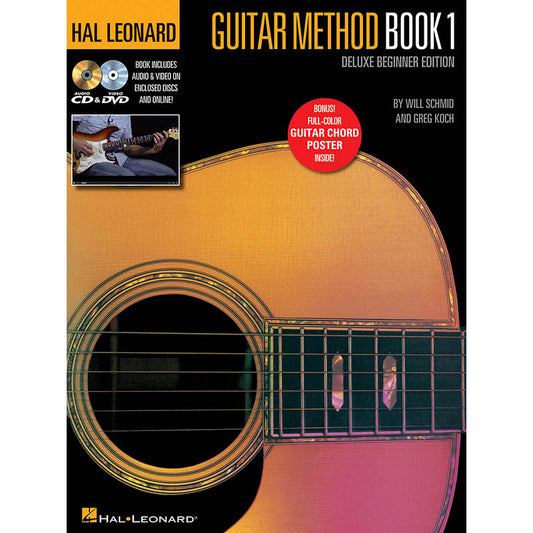 Image 1 of Hal Leonard Guitar Method - Book 1, Deluxe Beginner Edition - SKU# 49-155480 : Product Type Media : Elderly Instruments