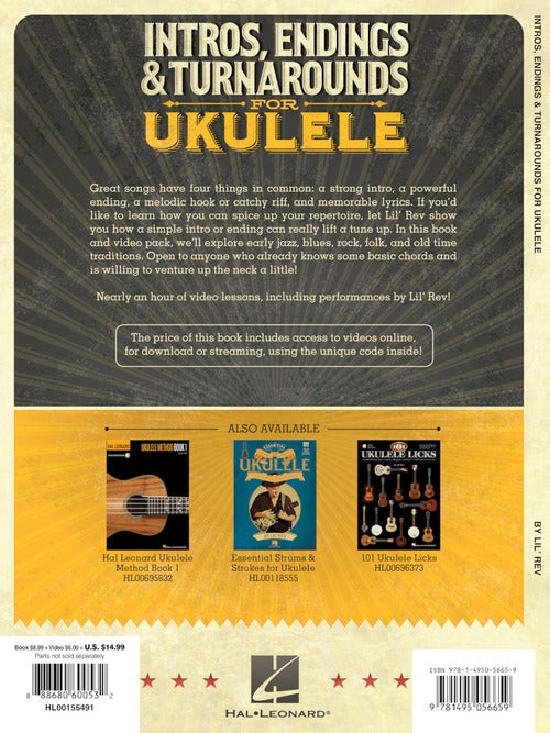 Image 6 of Intros, Endings & Turnarounds for Ukulele - SKU# 49-155491 : Product Type Media : Elderly Instruments