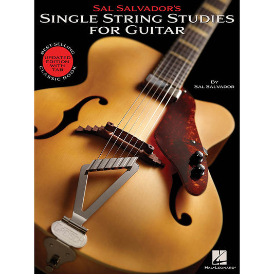 Image 1 of Sal Salvador's Single String Studies for Guitar - Updated Edition with Tab - SKU# 49-155951 : Product Type Media : Elderly Instruments