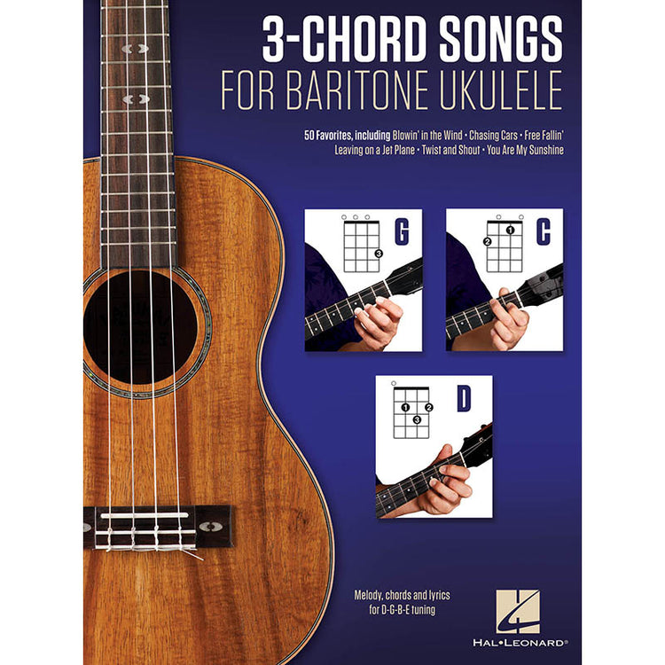 Image 1 of 3-Chord Songs for Baritone Ukulele (G-C-D) - SKU# 49-156008 : Product Type Media : Elderly Instruments