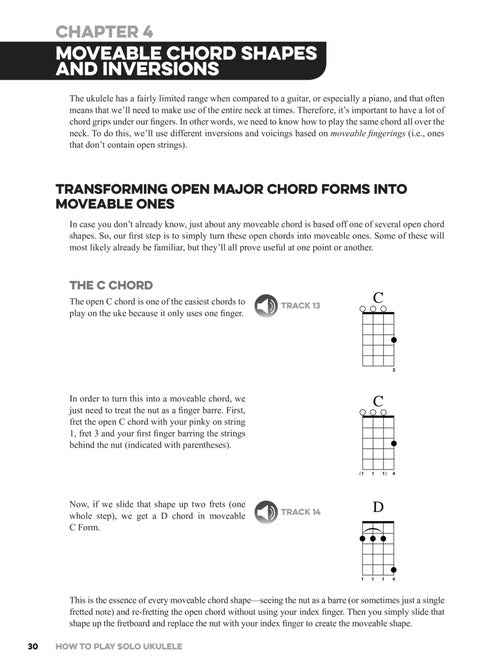 Image 4 of How to Play Solo Ukulele - A Comprehensive Guide to Arranging Songs for Solo Performance - SKU# 49-159809 : Product Type Media : Elderly Instruments