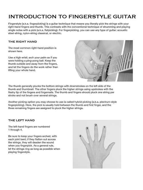 Fingerpicking Instrument Fingerpicking Acoustic Classics – Elderly Instruments