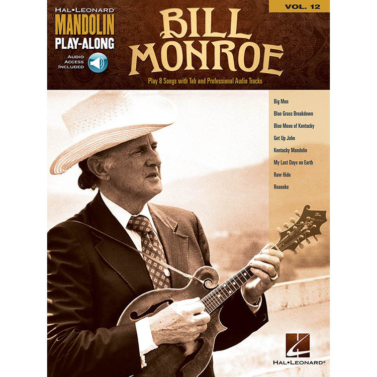 Image 1 of Bill Monroe - Mandolin Play-Along Vol. 12 - SKU# 49-171199 : Product Type Media : Elderly Instruments