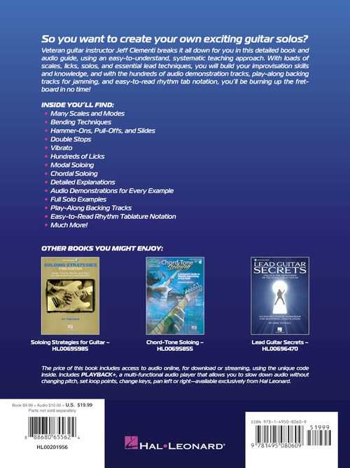 Image 7 of Guitar Soloing Basics - Techniques, Scales, Theory And Lots Of Licks - SKU# 49-201956 : Product Type Media : Elderly Instruments