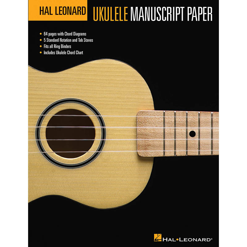 Image 1 of Hal Leonard Ukulele Manuscript Paper - SKU# 49-210113 : Product Type Media : Elderly Instruments