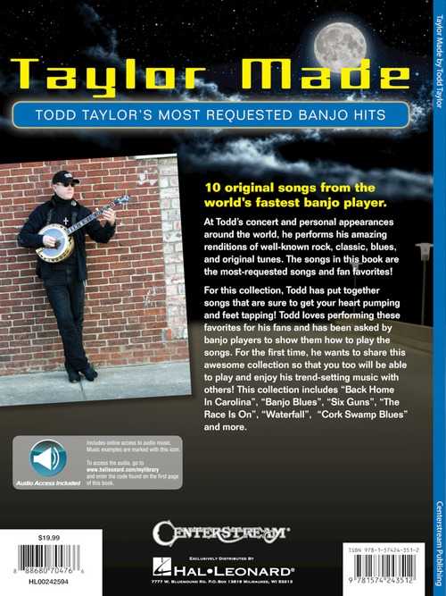 Image 5 of Taylor Made - Todd Taylor's Most Requested Banjo Hits - SKU# 49-242594 : Product Type Media : Elderly Instruments