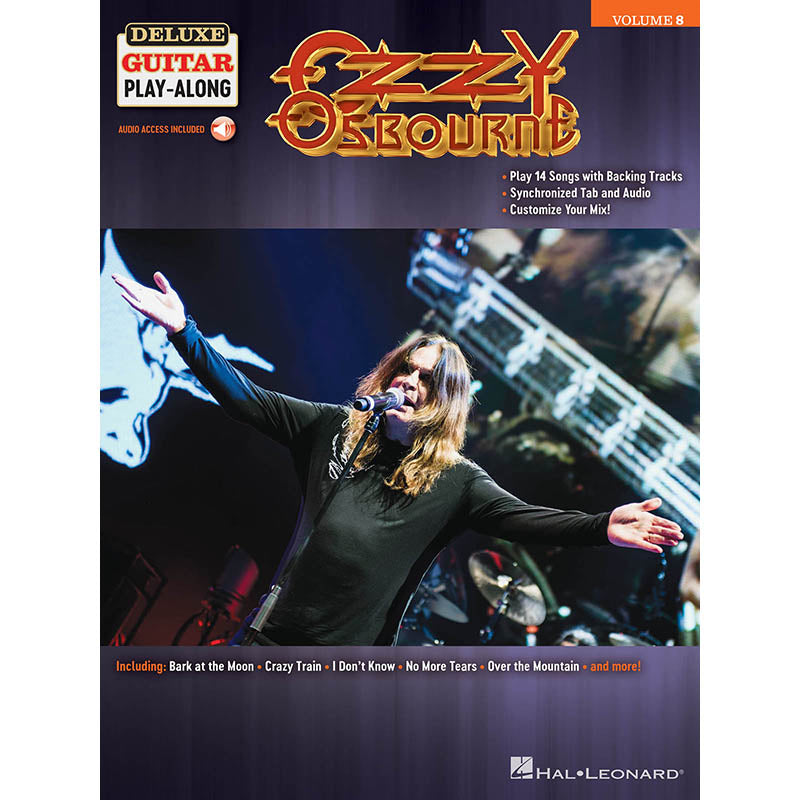 Image 1 of Ozzy Osbourne - Deluxe Guitar Play-Along Vol. 8 - SKU# 49-248413 : Product Type Media : Elderly Instruments