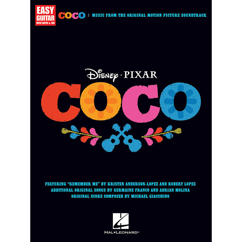 Image 1 of Disney/Pixar's "Coco" - Music From the Original Motion Picture Arranged for Easy Guitar - SKU# 49-253933 : Product Type Media : Elderly Instruments