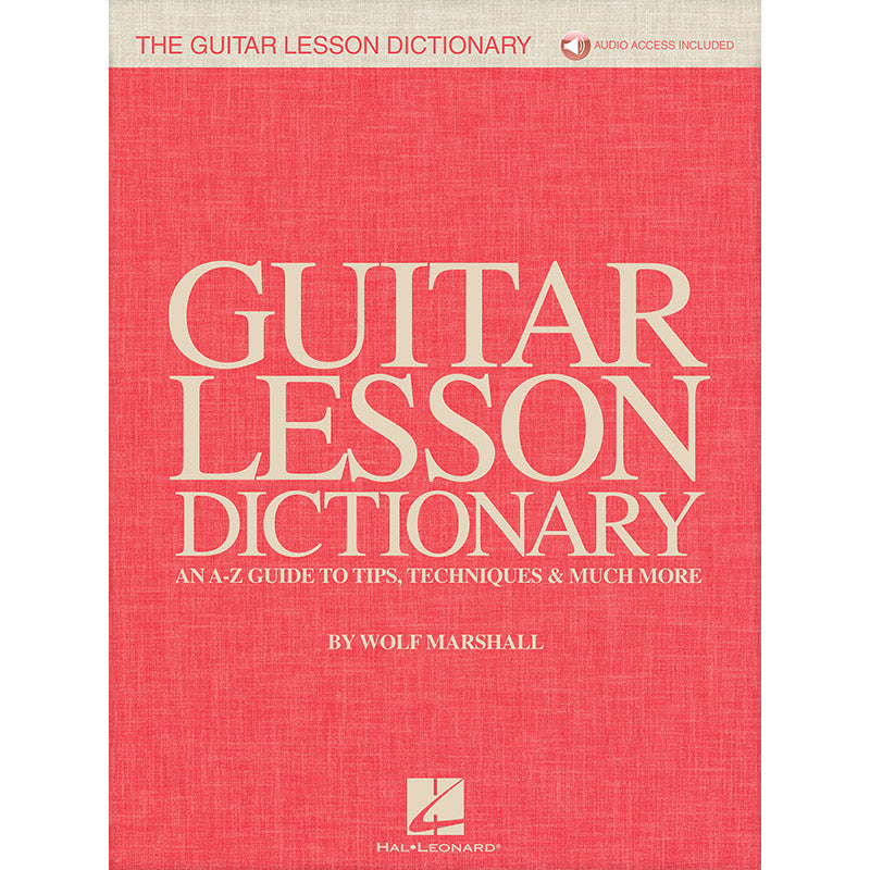 Image 1 of The Guitar Lesson Dictionary-An A-Z Guide to Tips, Techniques & Much More - SKU# 49-258100 : Product Type Media : Elderly Instruments