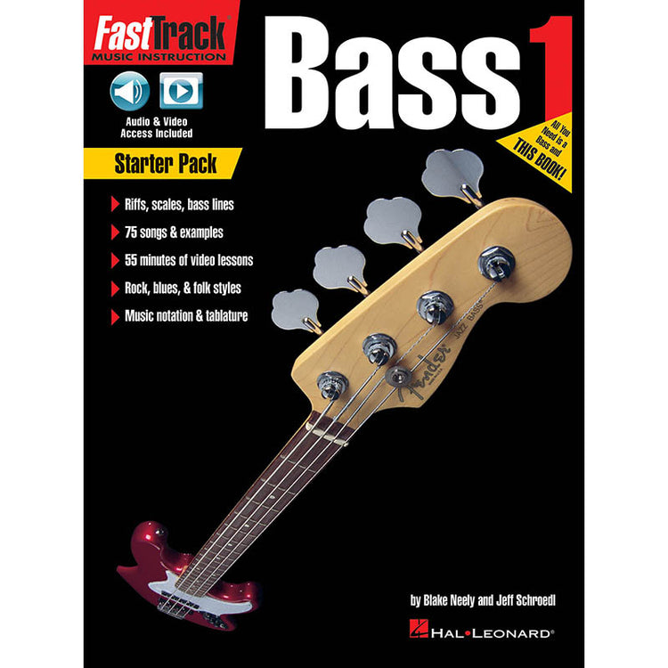 Image 1 of FastTrack Bass Method – Starter Pack - SKU# 49-264732 : Product Type Media : Elderly Instruments