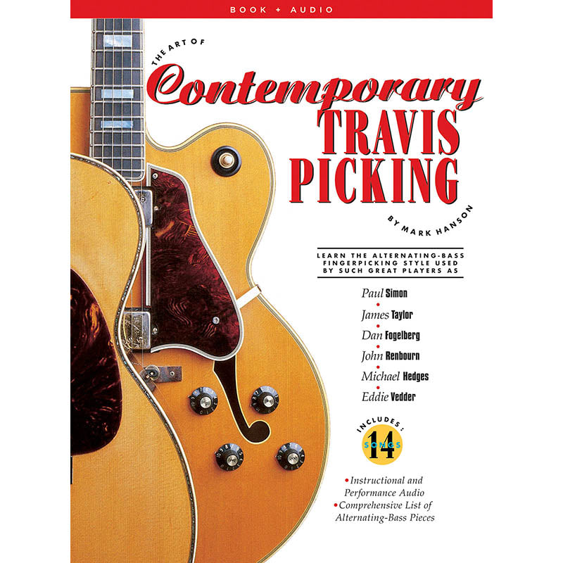 Image 1 of The Art of Contemporary Travis Picking - Learn the Alternating-Bass Fingerpicking Style - SKU# 49-266628 : Product Type Media : Elderly Instruments