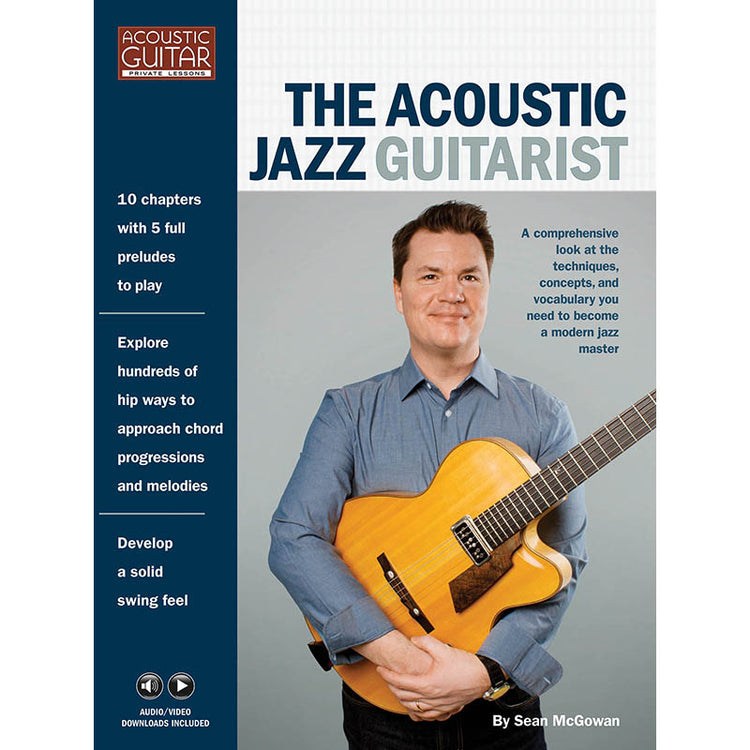 Image 1 of The Acoustic Jazz Guitarist - Acoustic Guitar Private Lessons Series - SKU# 49-275200 : Product Type Media : Elderly Instruments