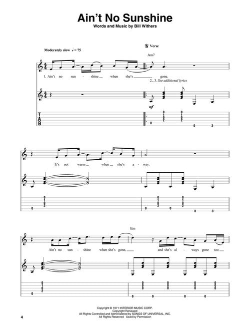 Image 4 of Three Chord Songs - Deluxe Guitar Play-Along Vol. 12 - SKU# 49-278488 : Product Type Media : Elderly Instruments