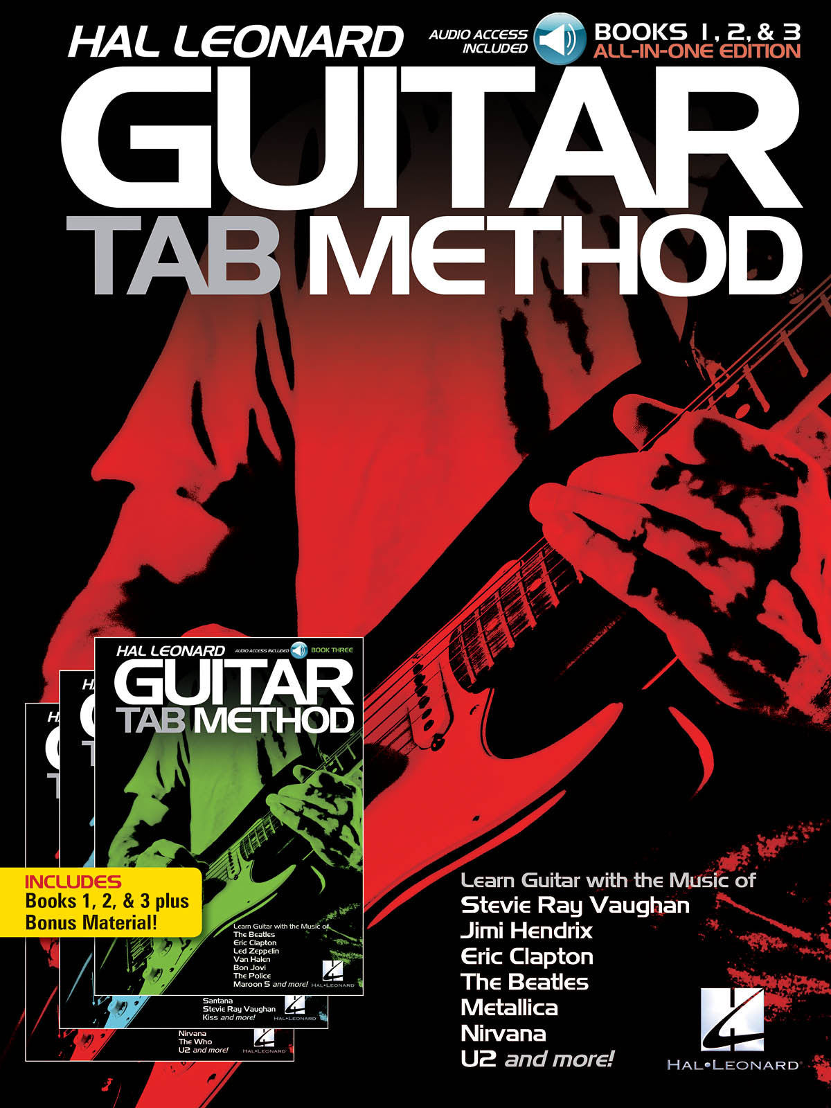 Image 1 of Hal Leonard Guitar Tab Method: Books 1, 2 & 3 All-in-One Edition - SKU# 49-293226 : Product Type Media : Elderly Instruments