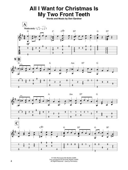 Image 3 of Christmas Songs for Fingerstyle Guitar - SKU# 49-298645 : Product Type Media : Elderly Instruments