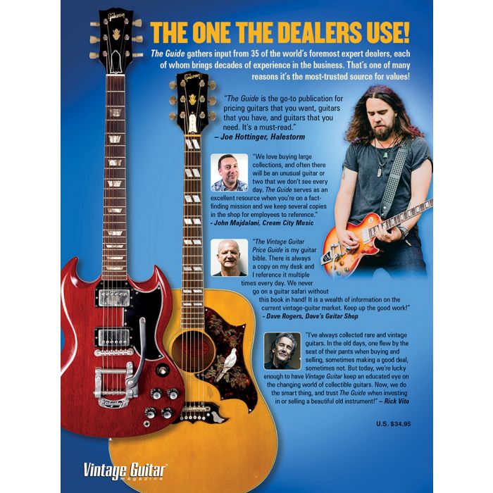 Image 2 of The Official Vintage Guitar Magazine Price Guide 2020 - SKU# 49-323837 : Product Type Media : Elderly Instruments