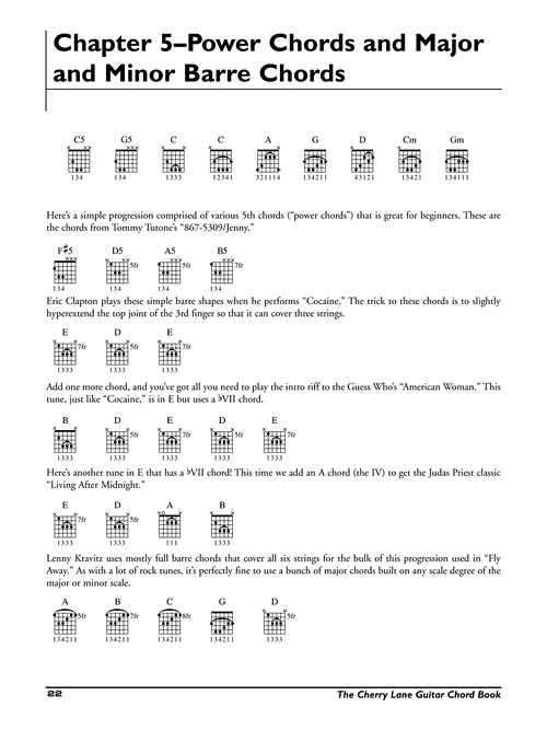Image 4 of The Cherry Lane Guitar Chord Book - Guitar Chords in Theory and Practice - SKU# 49-501729 : Product Type Media : Elderly Instruments
