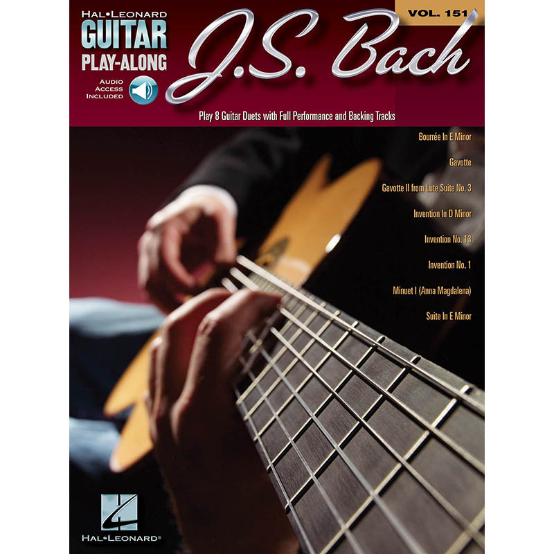 Image 1 of J.S. Bach - Guitar Play-Along Vol. 151 - SKU# 49-501730 : Product Type Media : Elderly Instruments