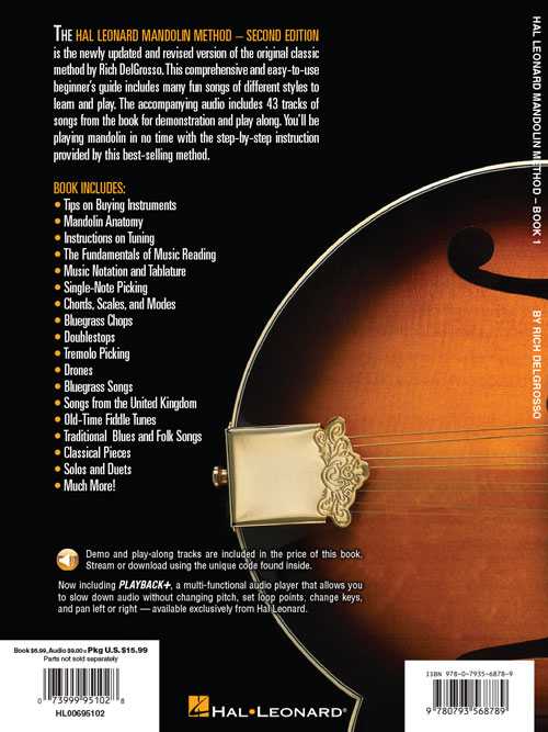 Image 8 of Hal Leonard Mandolin Method Book 1 - Second Edition - SKU# 49-695102 : Product Type Media : Elderly Instruments