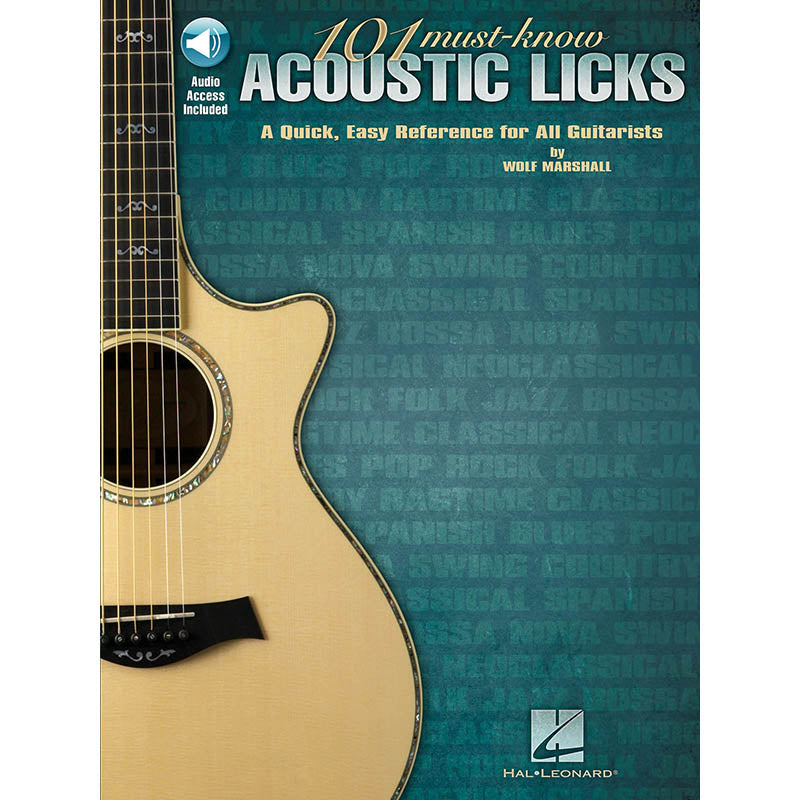 Image 1 of 101 Must-Know Acoustic Licks-A Quick, Easy Reference for All Guitarists - SKU# 49-696045 : Product Type Media : Elderly Instruments