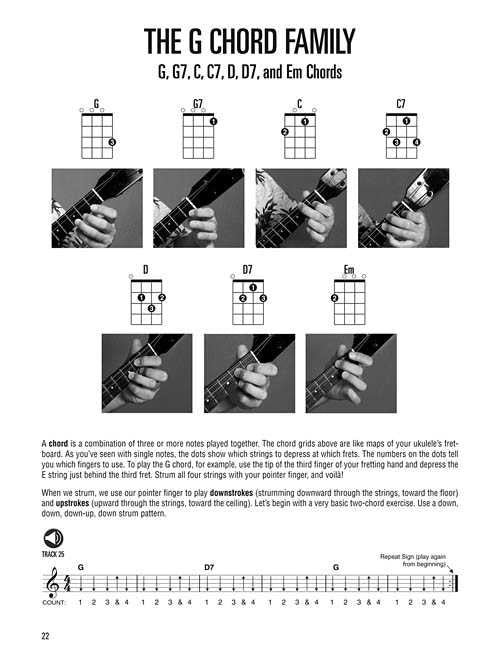 Image 4 of Hal Leonard Baritone Ukulele Method - Book 1 - SKU# 49-696564 : Product Type Media : Elderly Instruments