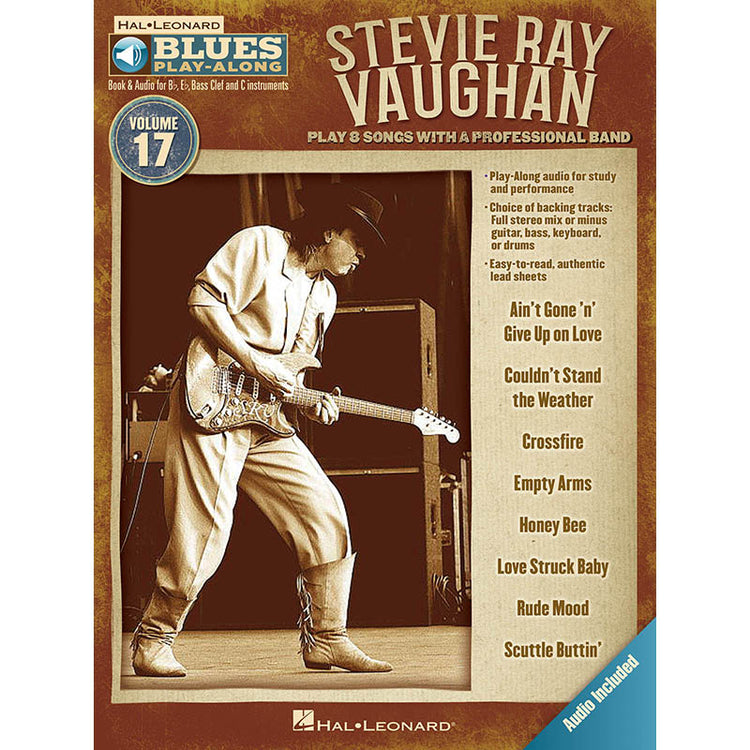 Image 1 of Stevie Ray Vaughan - Blues Play-Along Vol. 17 - SKU# 49-843214 : Product Type Media : Elderly Instruments