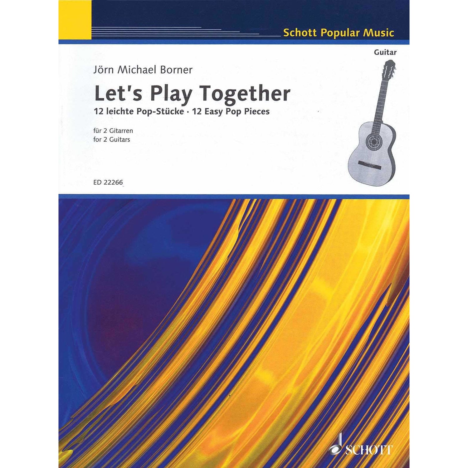 Image 1 of Let's Play Together: 12 Easy Pop Pieces for 2 Guitars - SKU# 49-944670 : Product Type Media : Elderly Instruments
