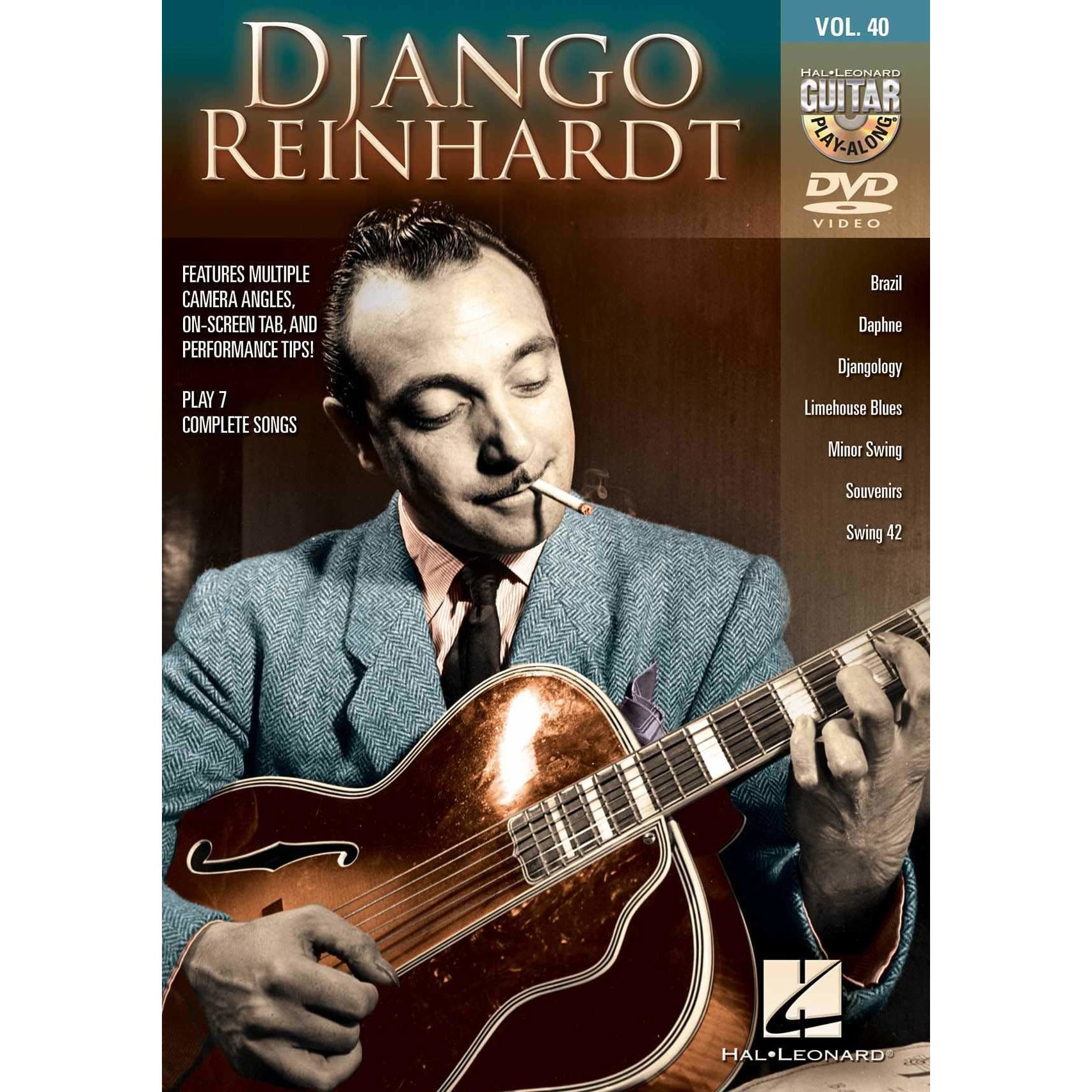 Image 1 of DVD - Django Reinhardt - Guitar Play-Along DVD Vol. 40 - SKU# 49-DVD102635 : Product Type Media : Elderly Instruments
