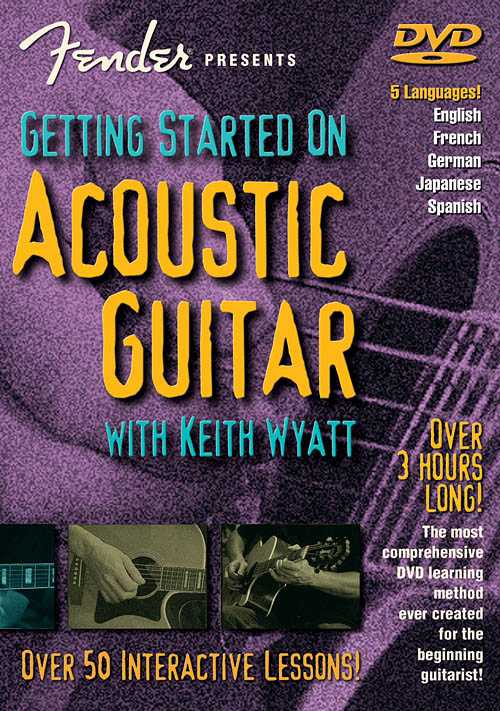 Image 1 of DVD - Fender Presents Getting Started On Acoustic Guitar - SKU# 49-DVD320294 : Product Type Media : Elderly Instruments