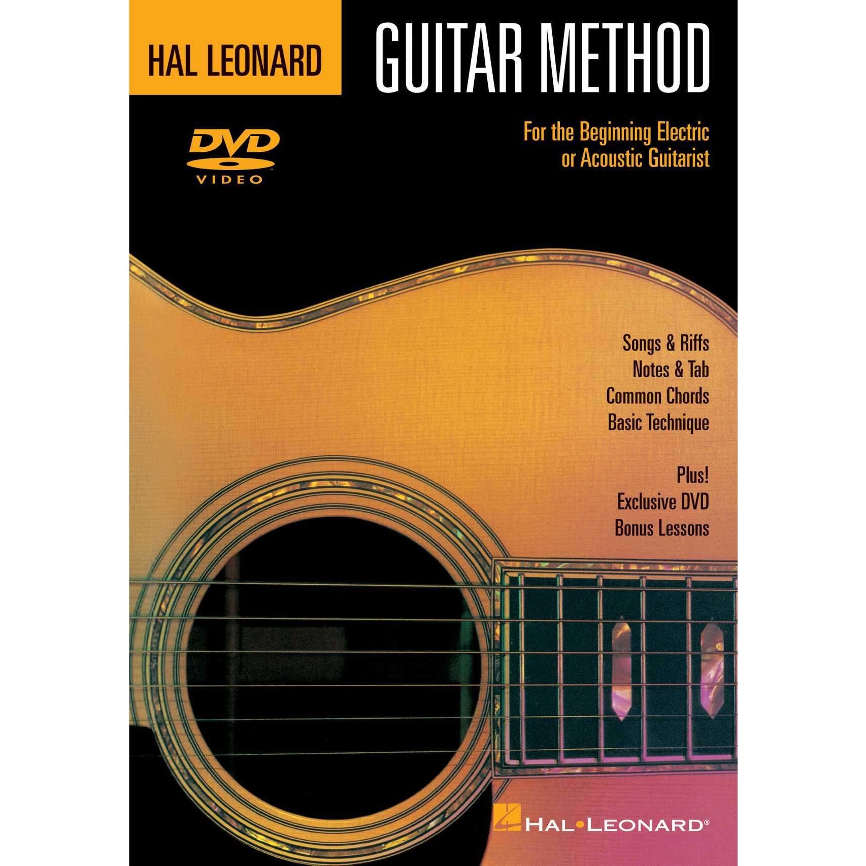 Image 1 of DVD - Hal Leonard Guitar Method DVD-For the Beginning Electric or Acoustic Guitarist - SKU# 49-DVD697318 : Product Type Media : Elderly Instruments