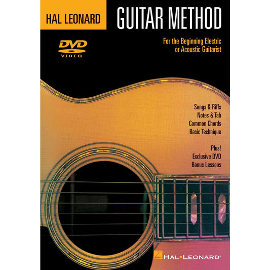 Image 1 of DVD - Hal Leonard Guitar Method DVD-For the Beginning Electric or Acoustic Guitarist - SKU# 49-DVD697318 : Product Type Media : Elderly Instruments