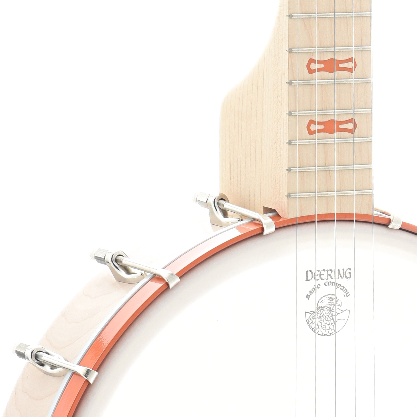 Image 4 of Deering Goodtime Junior, Chevy Orange - SKU# GOODJR-OR : Product Type Other : Elderly Instruments