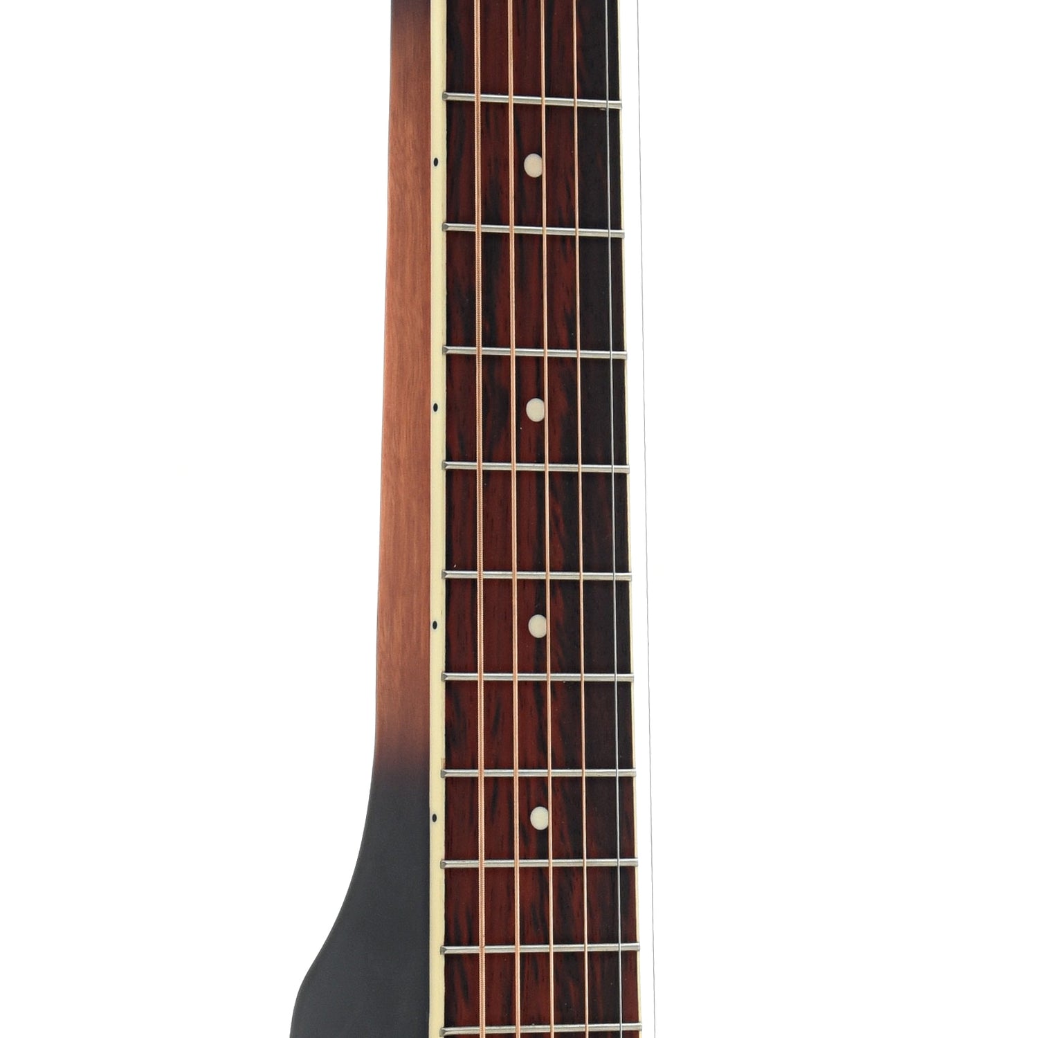 Fretboard of Gretsch Ampli-Sonic G9230 Bobtail Deluxe Squareneck Resonator Guitar