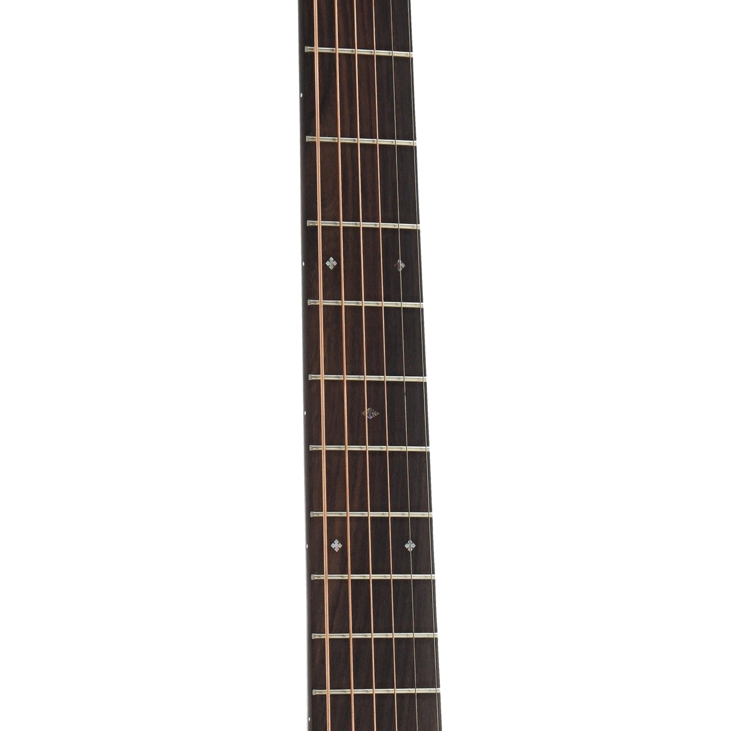 Fretboard of Martin 00-15M Mahogany Guitar