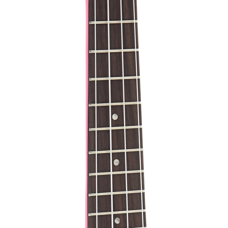 Fretboard of Ohana SK-10 Soprano Ukulele, Pink