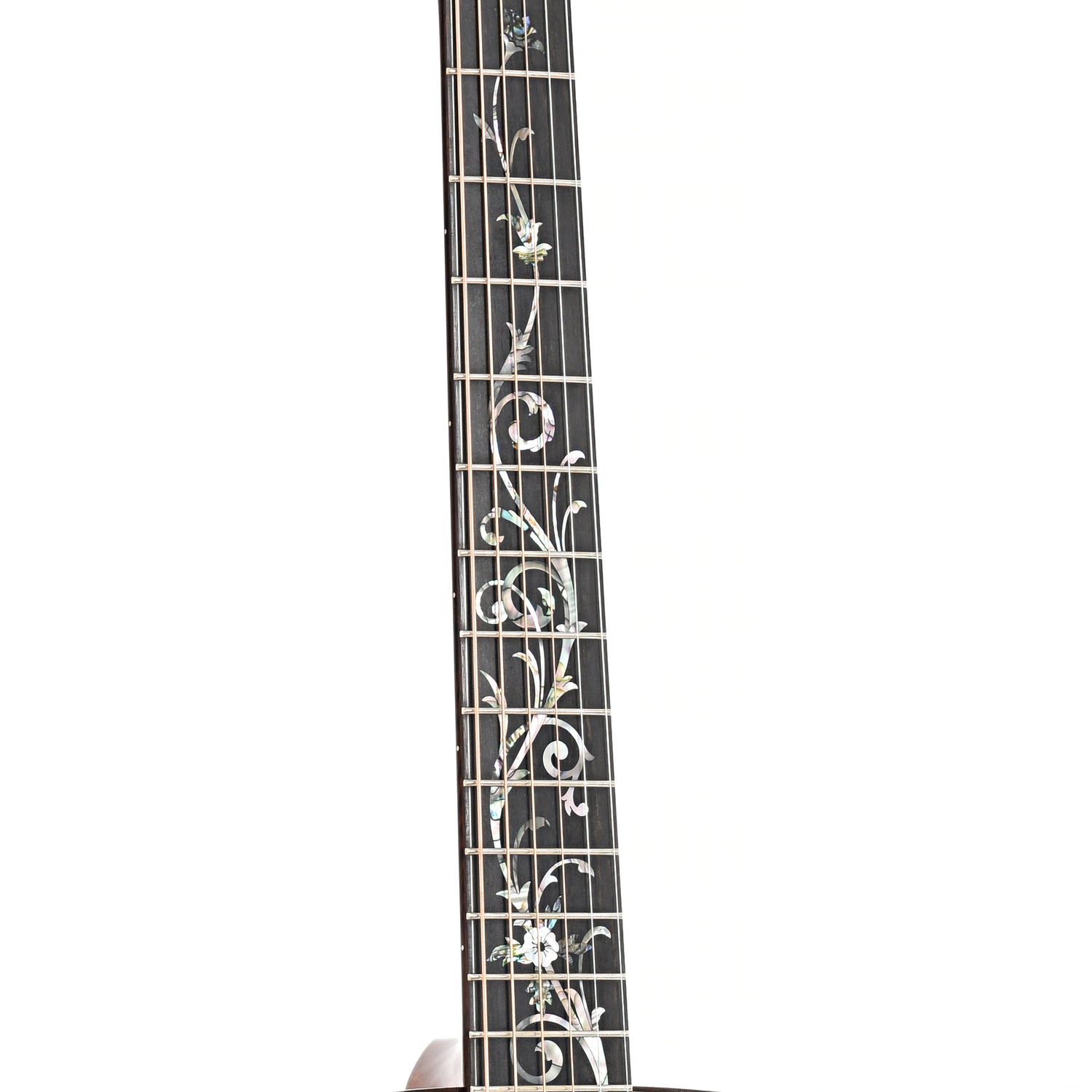 Fretboard of Bourgeois Custom Style 42 OM Acoustic Guitar