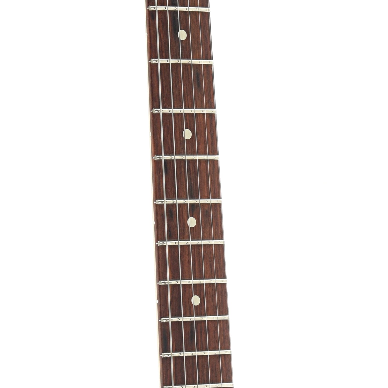 Fretboard of Fender American Performer Jazzmaster, Lake Placid Blue