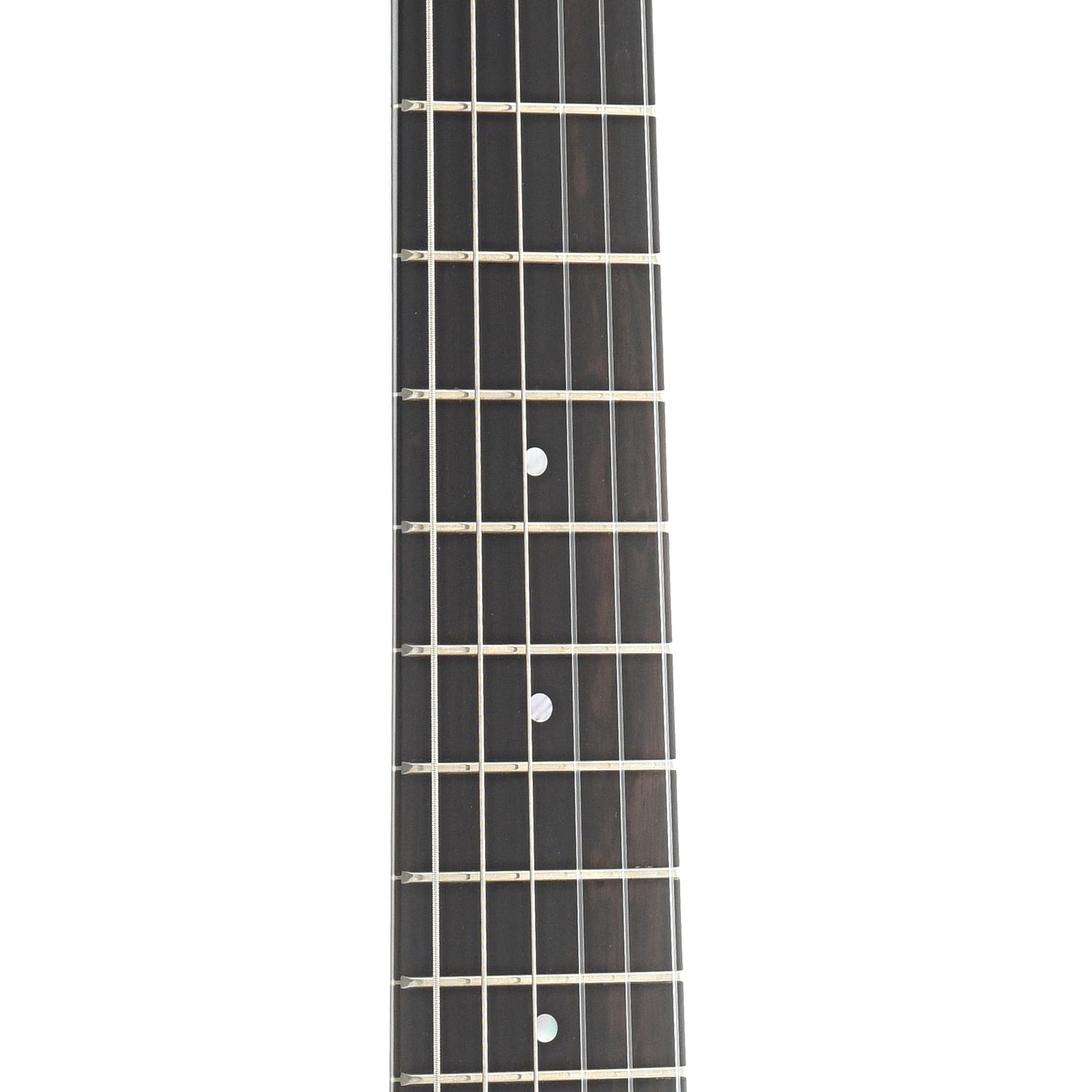 Fretboard of Romero Creations Baritone 6 String Signature Model Guitar/Uke